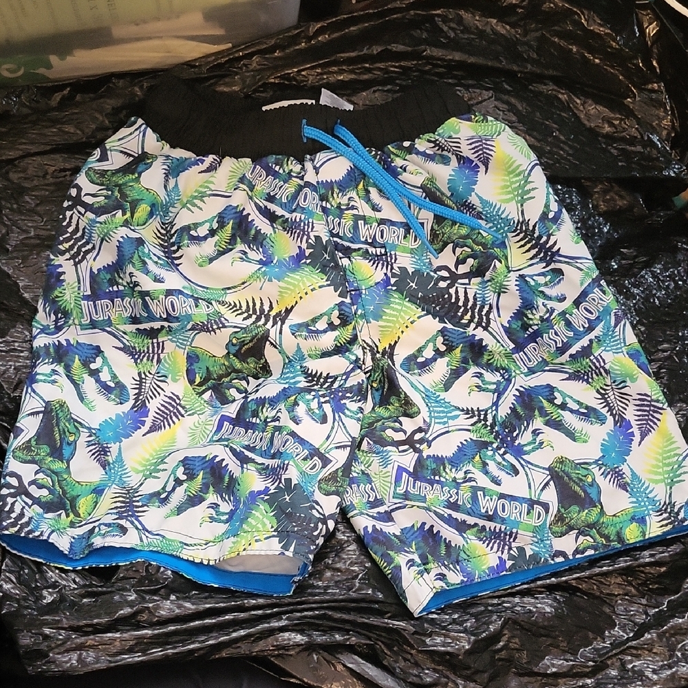 2 for $10 Jurassic World Boys Swim Trunks with Blue